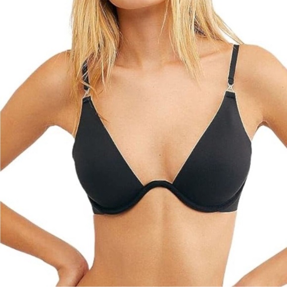 Free People Ari Underwire Neo Bra in Black 34B - Picture 4 of 10